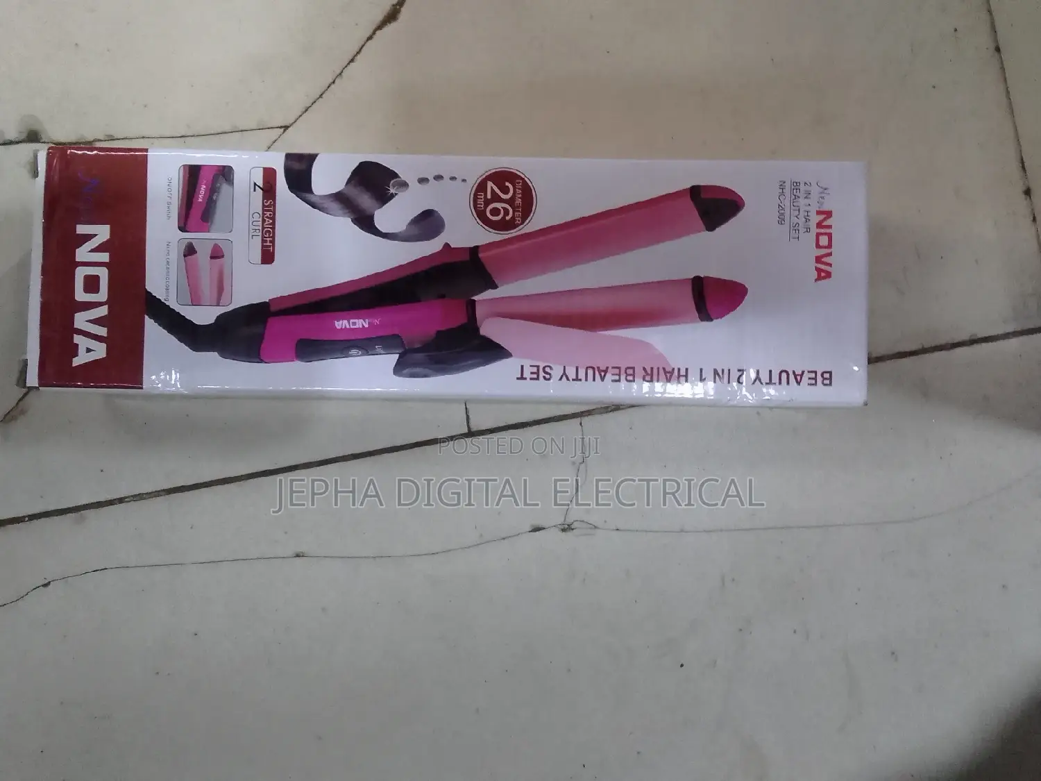 Nova Beauty 2 In 1 Straightener