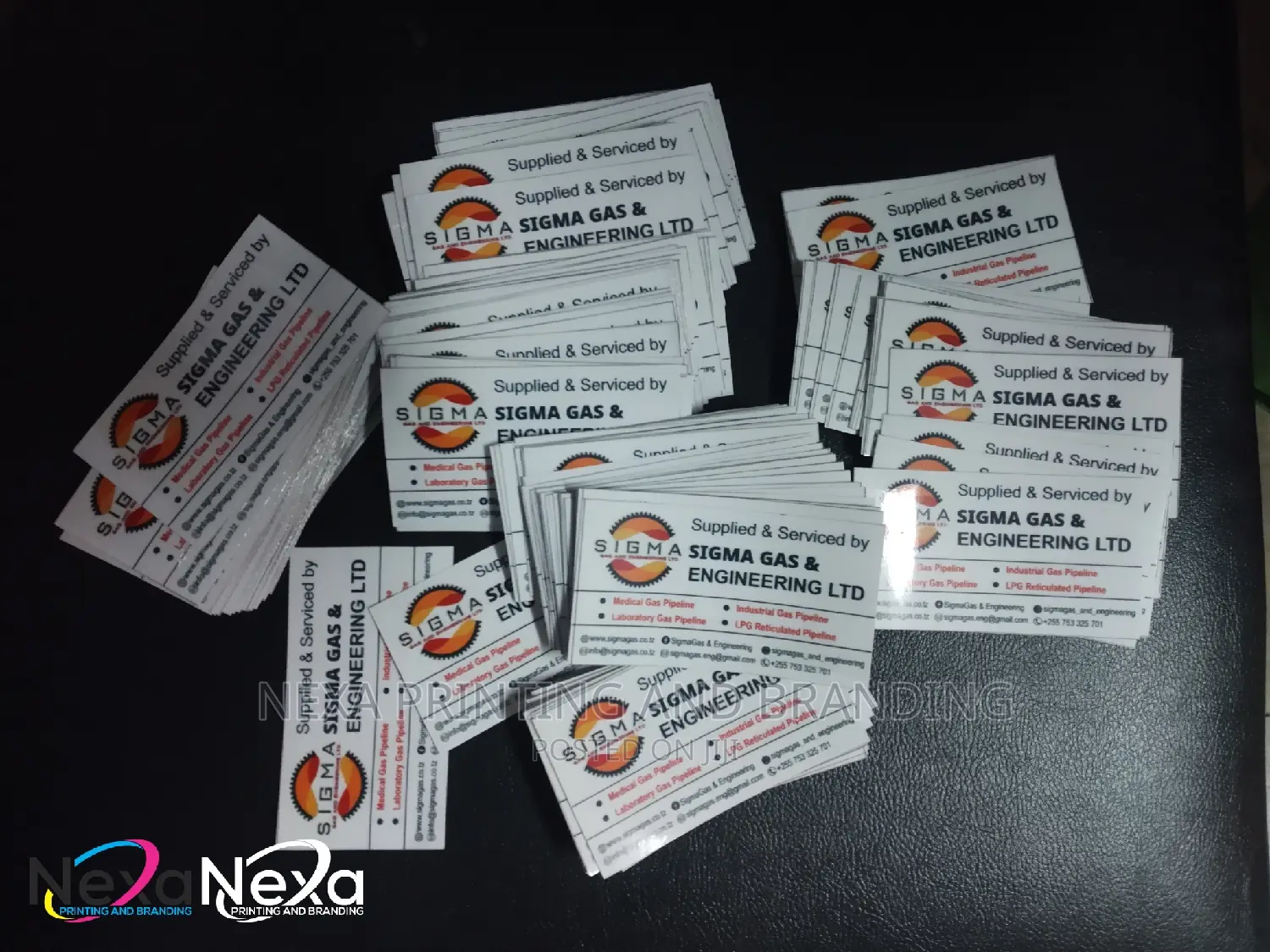 Per Square Meter Clear Sticker