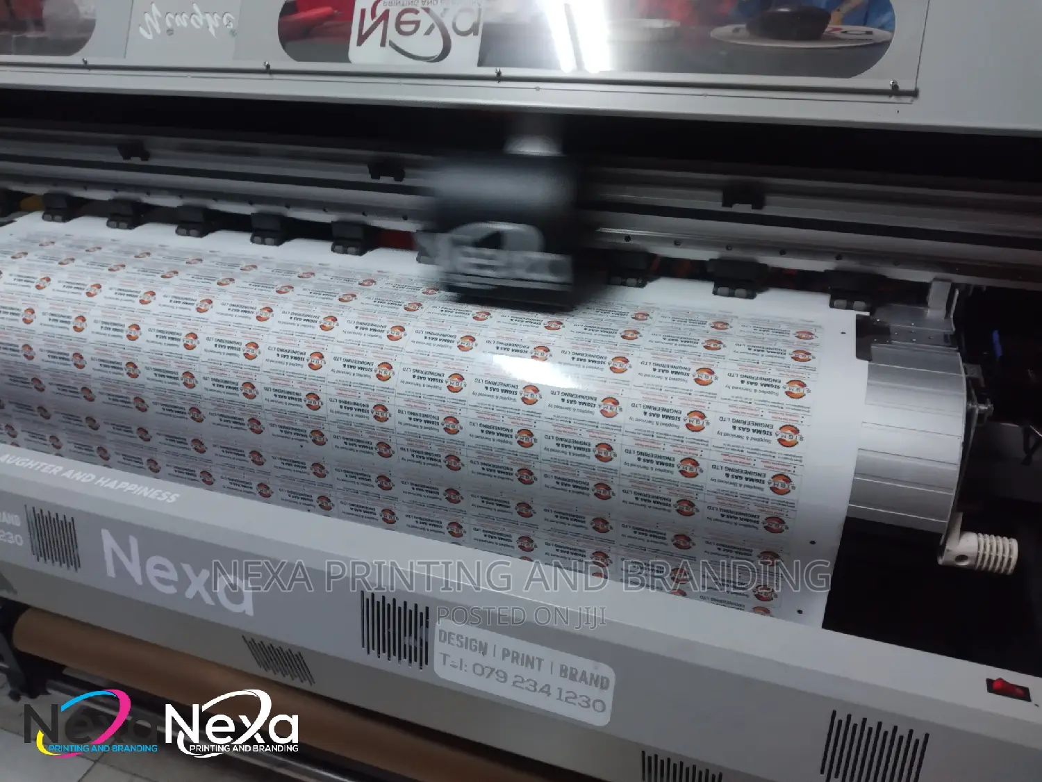 Per Square Meter Clear Sticker