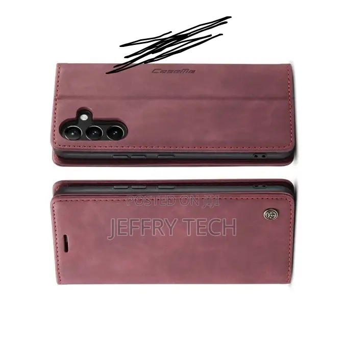 Pikkme Samsung Galaxy A54 5G Flip Cover | Dual-Tone PU Leath