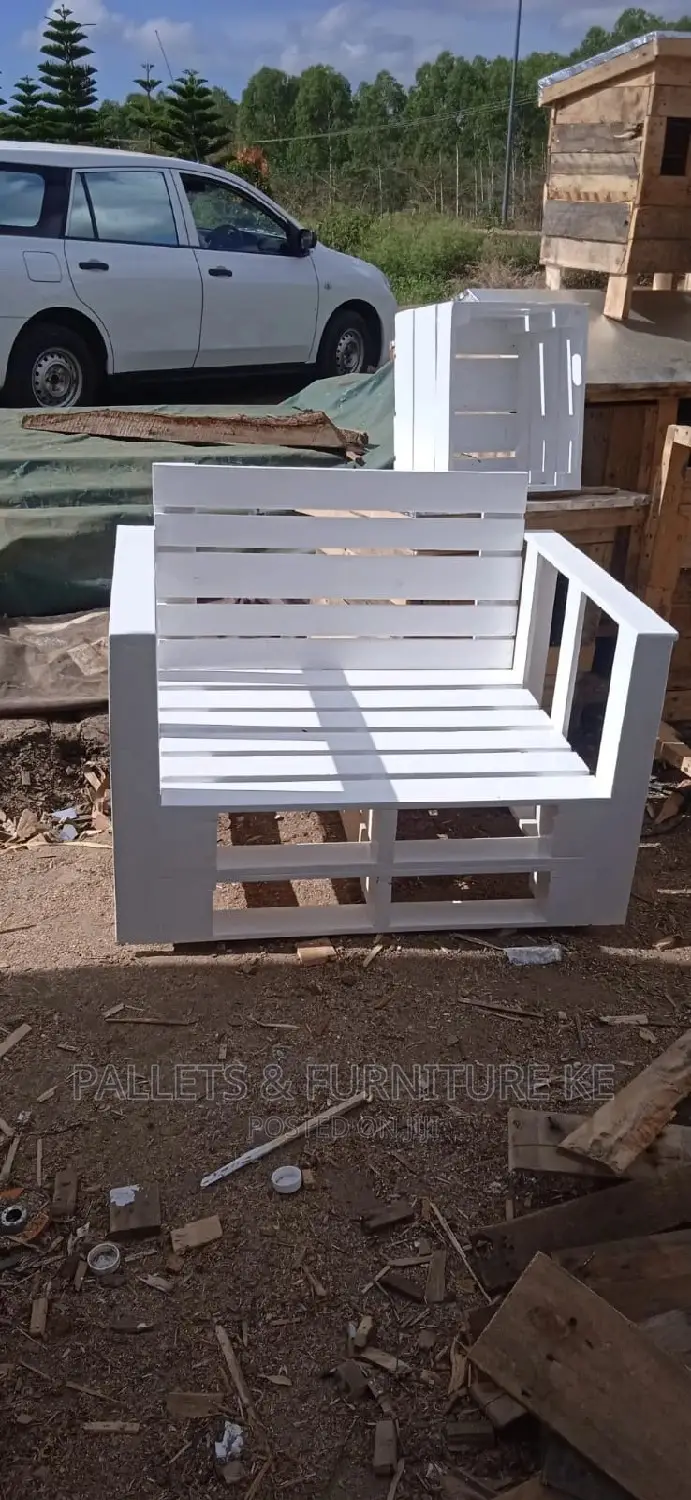 Two Seater White Bed