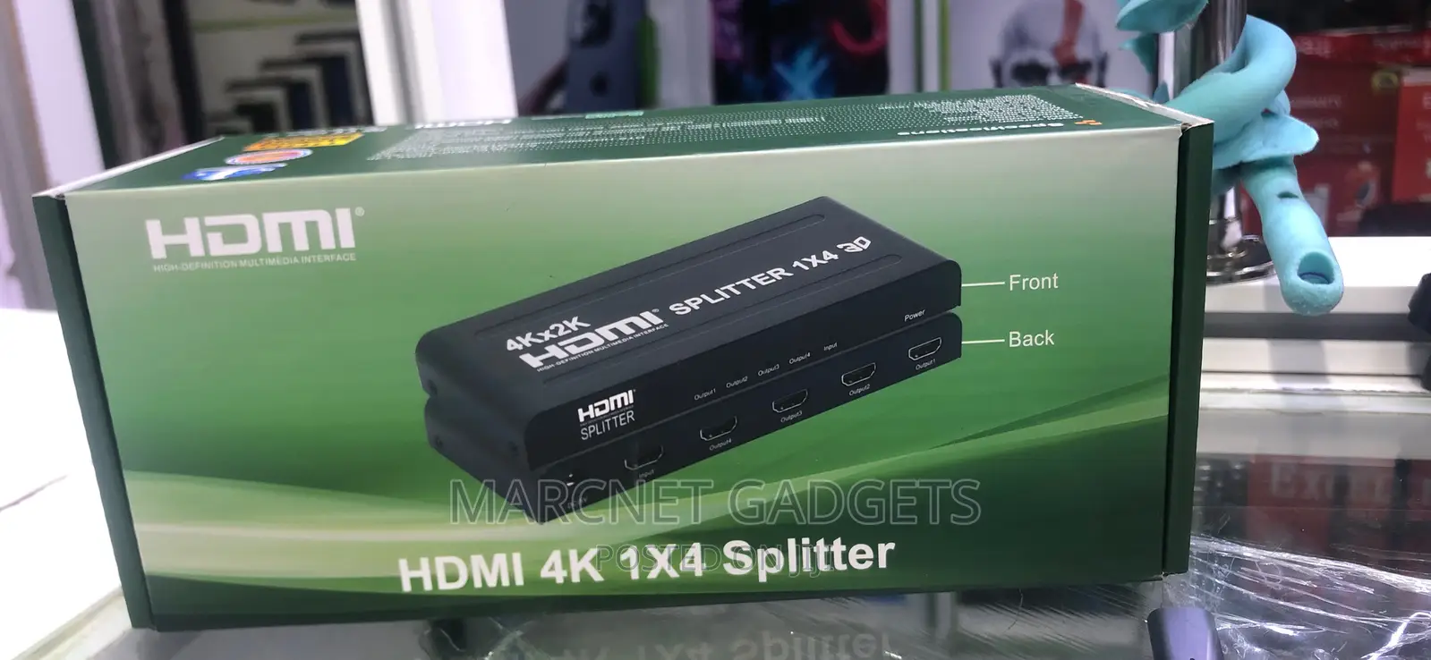  4 Way 1*4 Hdmi Splitter With Deep Color True HD