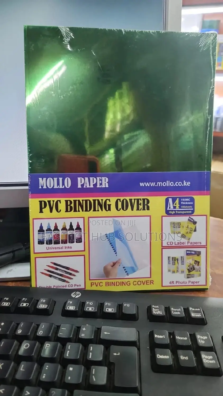Embossed Papers Green Color and PVC Available