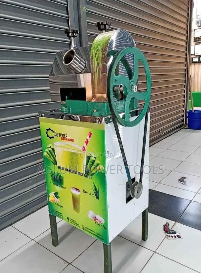 Electric and Manual Sugarcane Extractor Machine