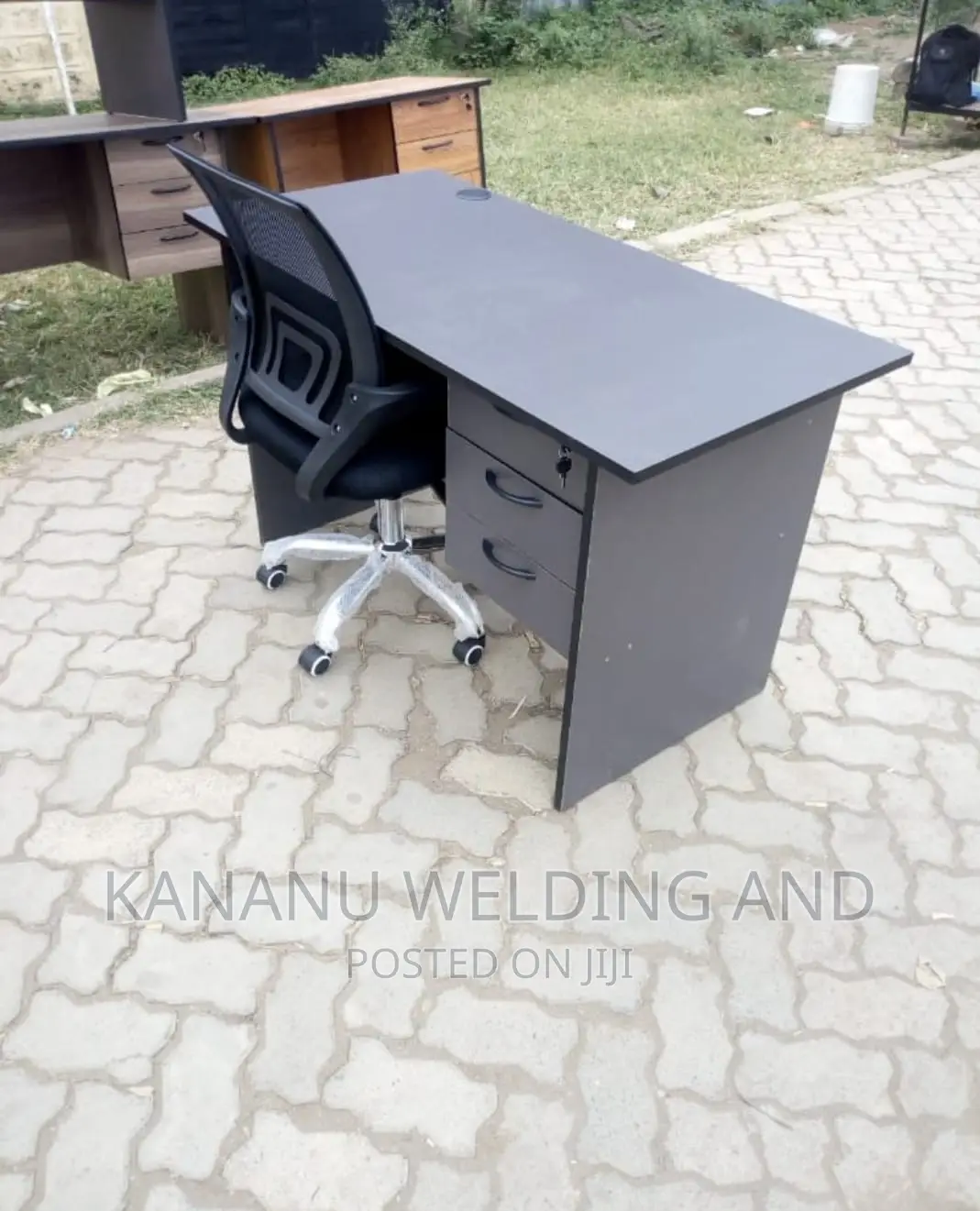Office Chair and Desk