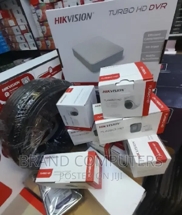 Hikvision HD Camera 4 Cameras Full Kit-Full Kit 4 Channel