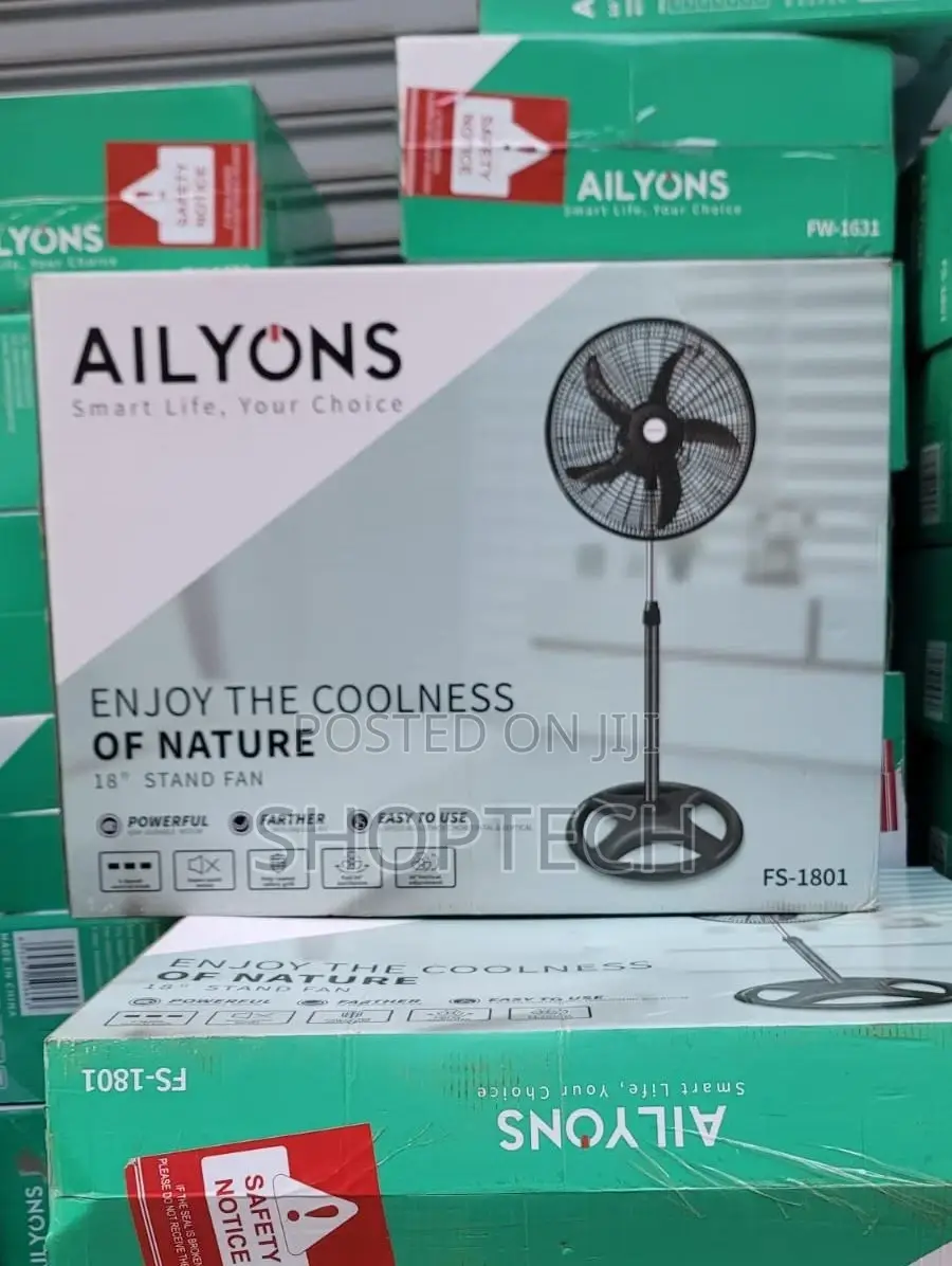 Ailyons 18 Inches Round Base Stand Fan