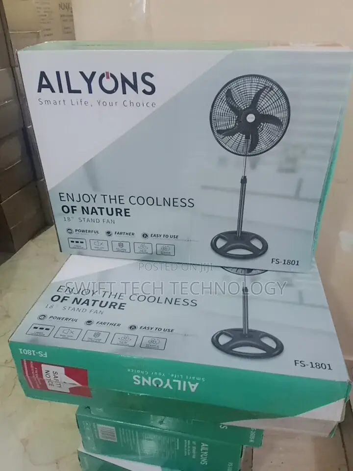 Standing Fan ,18 Inches Standing Fan , Ailyons Standing Fan