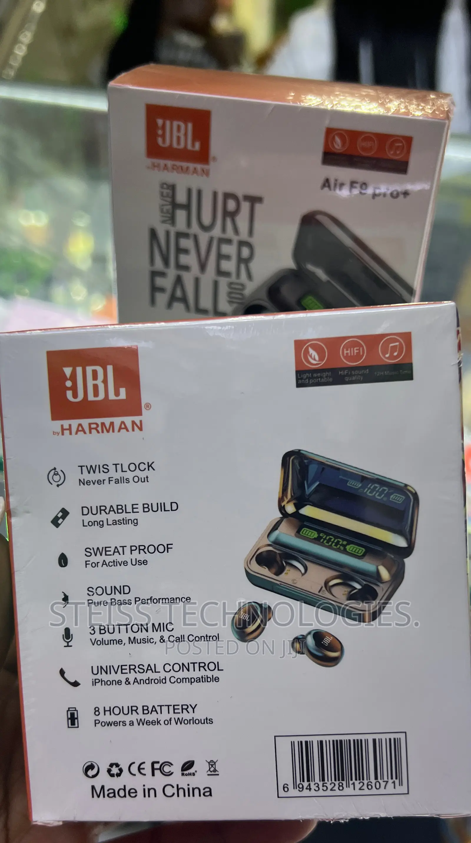 JBL F9pro+ Wireless Headsets.