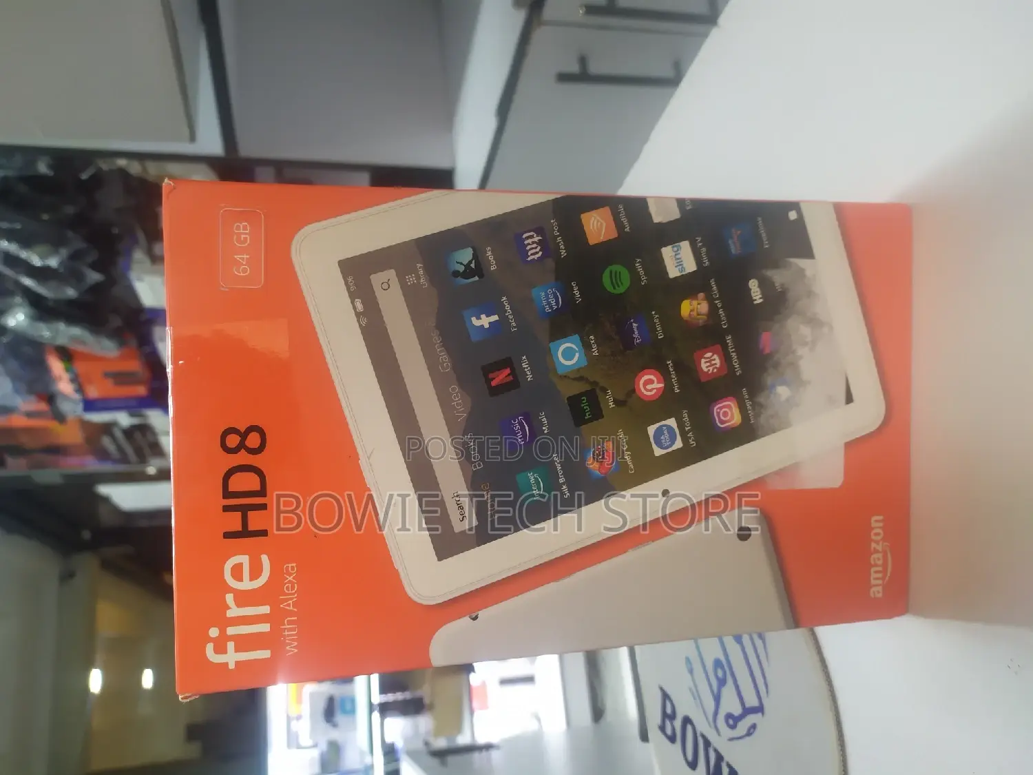 New Amazon Fire HD 8 64 GB White