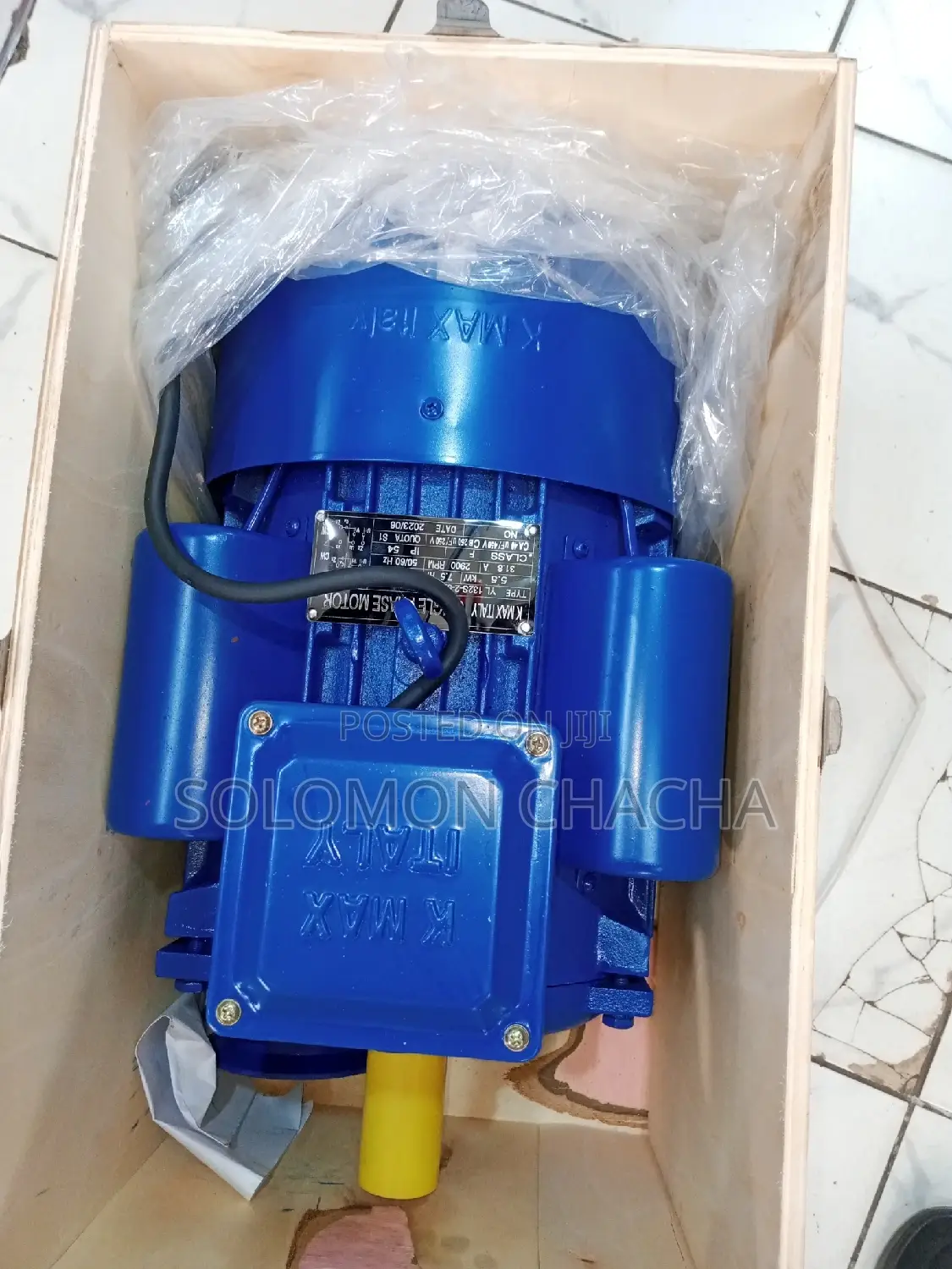 K Max Italy 7.5 Hp Electric Motor