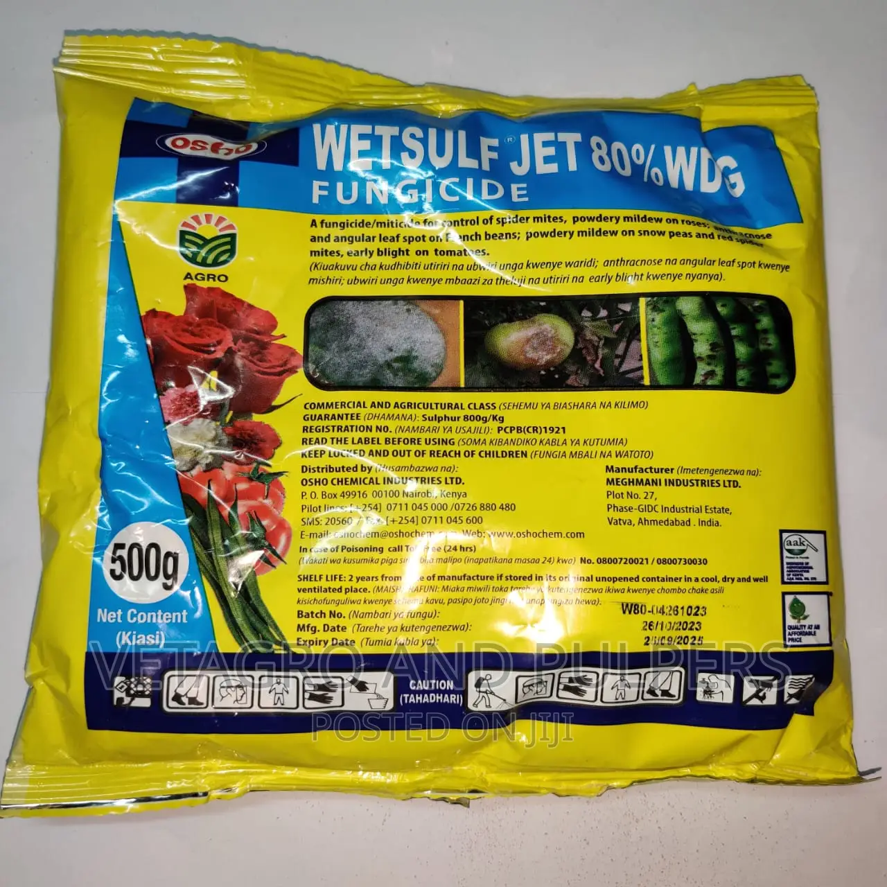 Wetsulf Jet 80% WDG Insecticide (Osho)