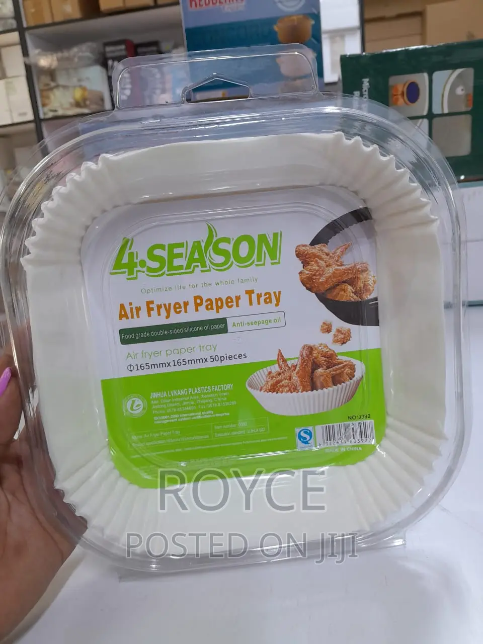 50pcs Air Fryer Paper Tray Mats