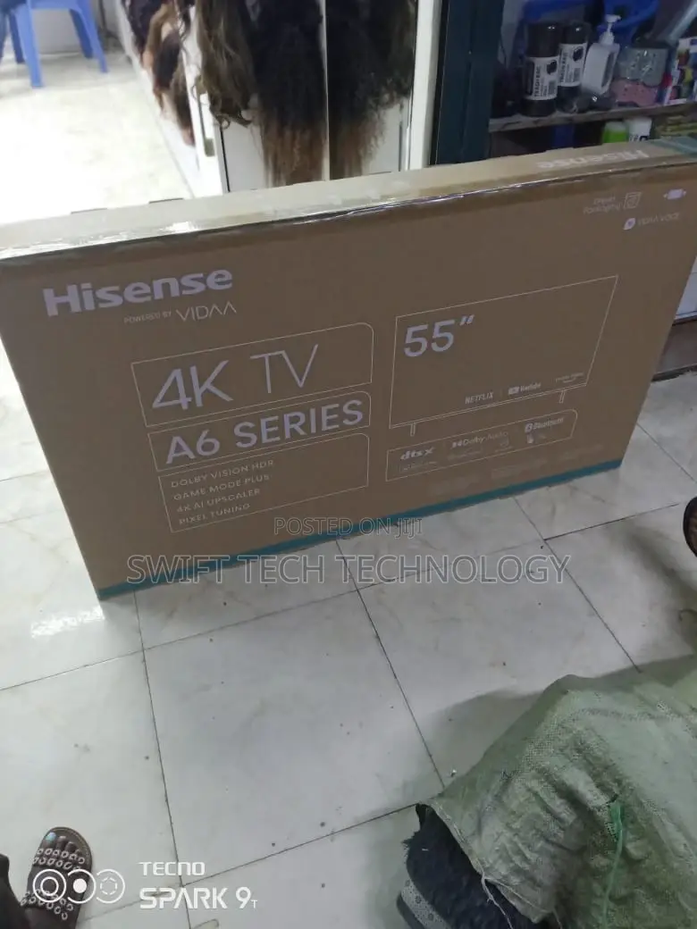 Hisense ,Hisense , Hisense 55 Inches Vidaa Frameless 