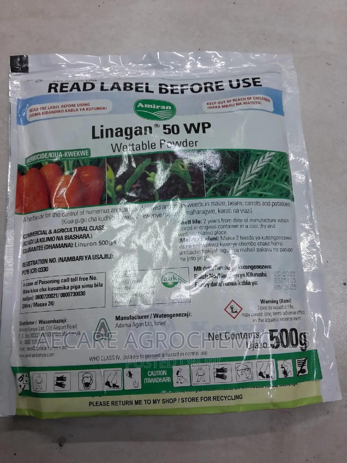 Linagan Selective Herbicide 50wp 500grams