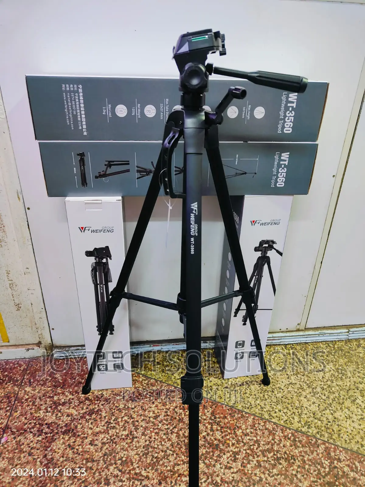 Camera Camcorder Tripod Weifeng Wt-3560