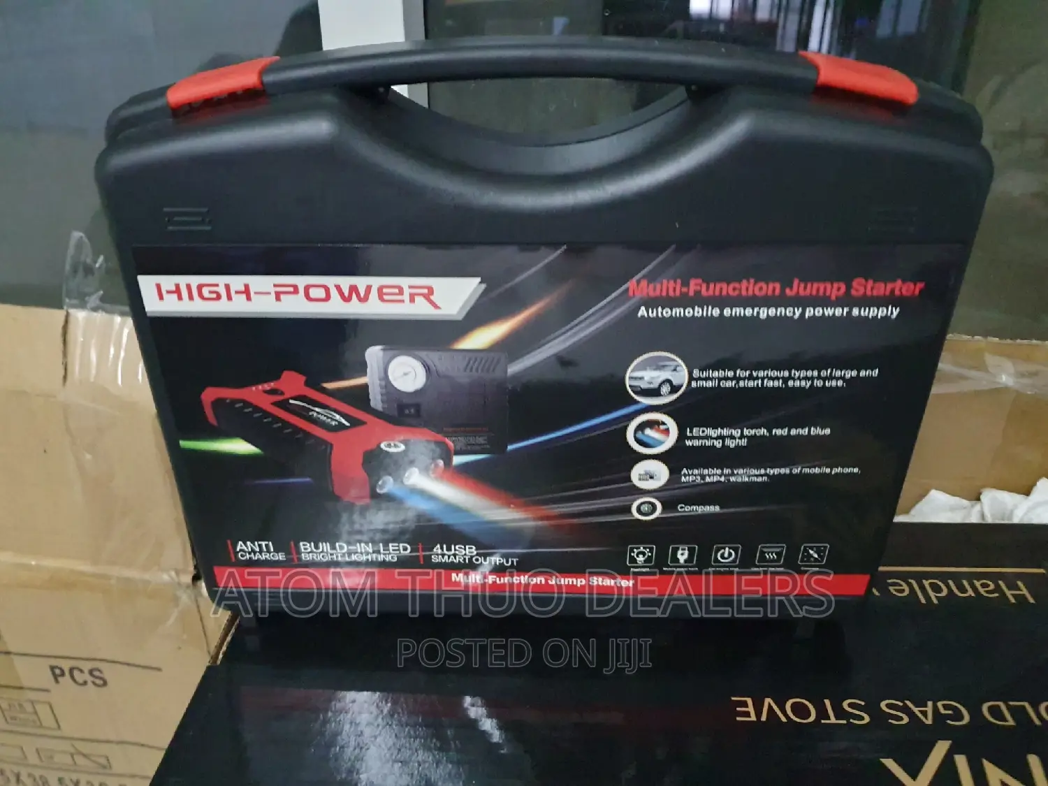 Electric Car Jump Starter With All Accessories Car Jump