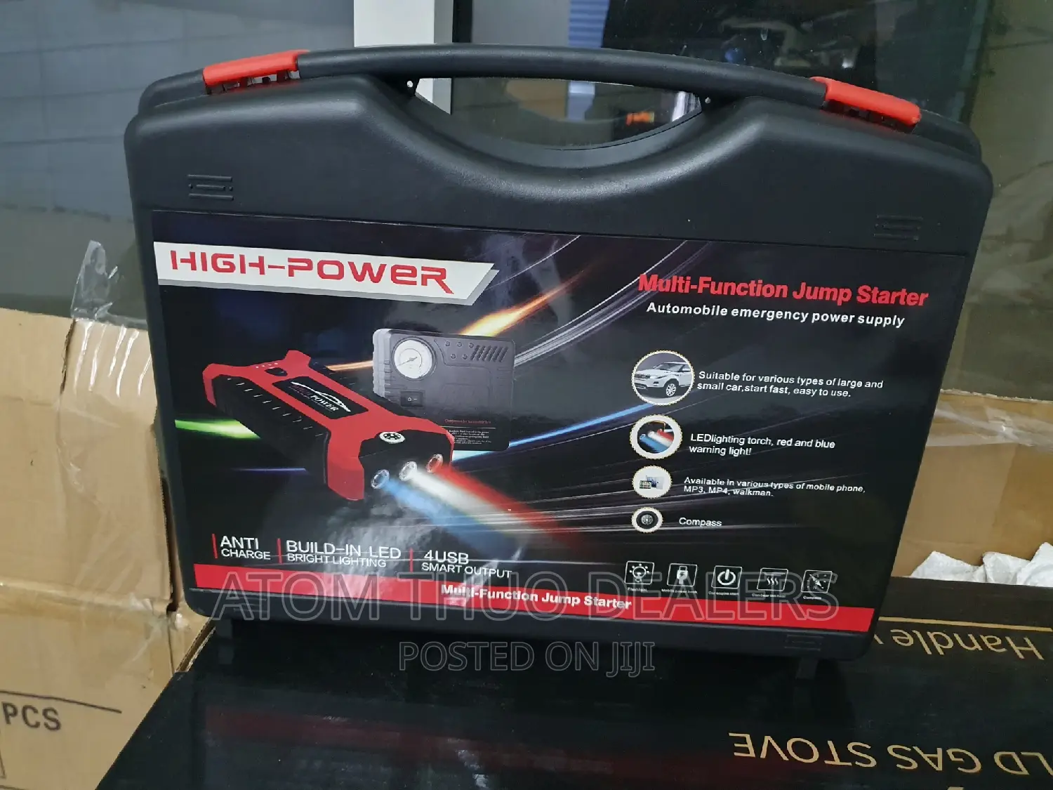 Electric Car Jump Starter With All Accessories Car Jump