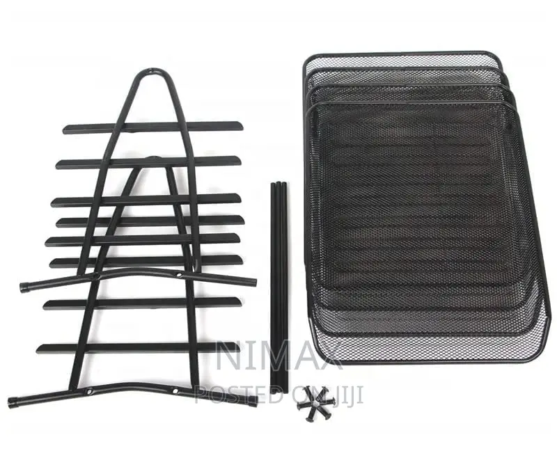 4 Layer Office Tray Mesh Black