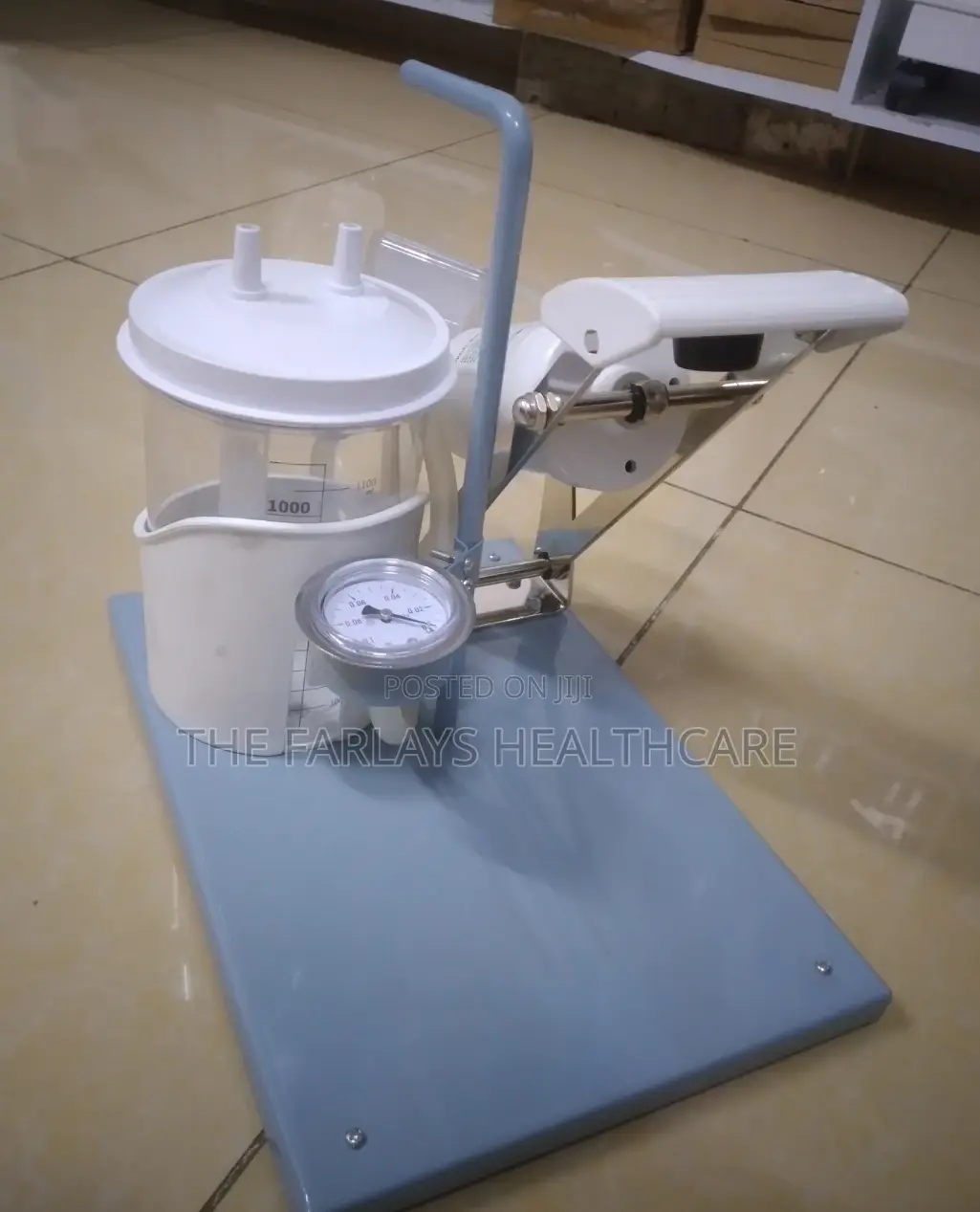 Suction Unit - Pedal or Manual Suction.