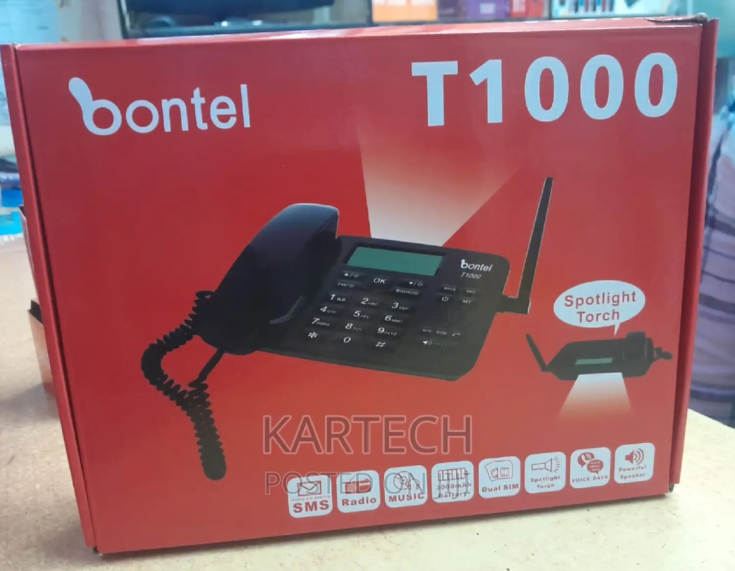 Bontel T1000 Desk Phone Wireless
