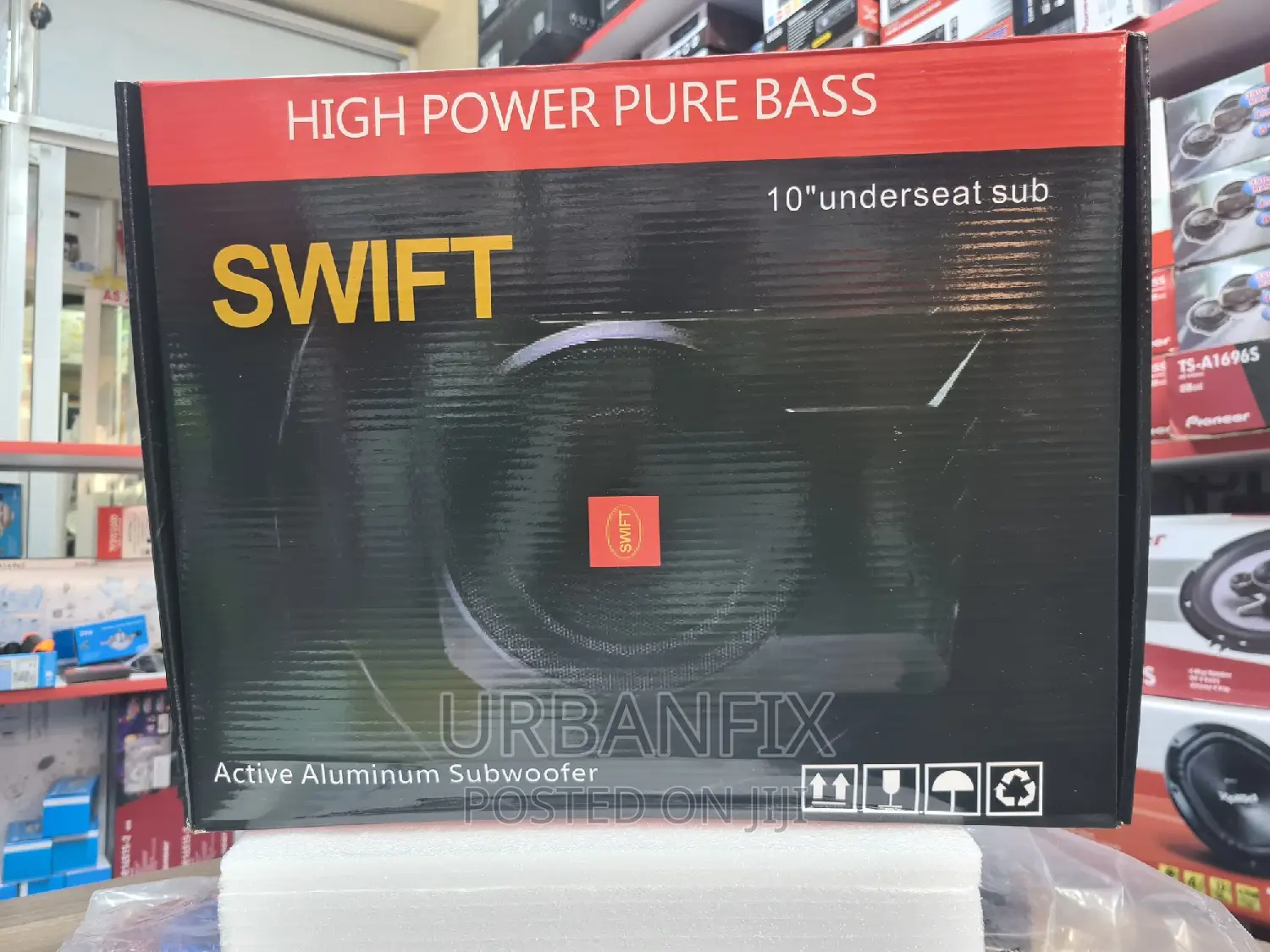 Swift 10 Inch Underseat Subwoofer With 800 Watts Max Power