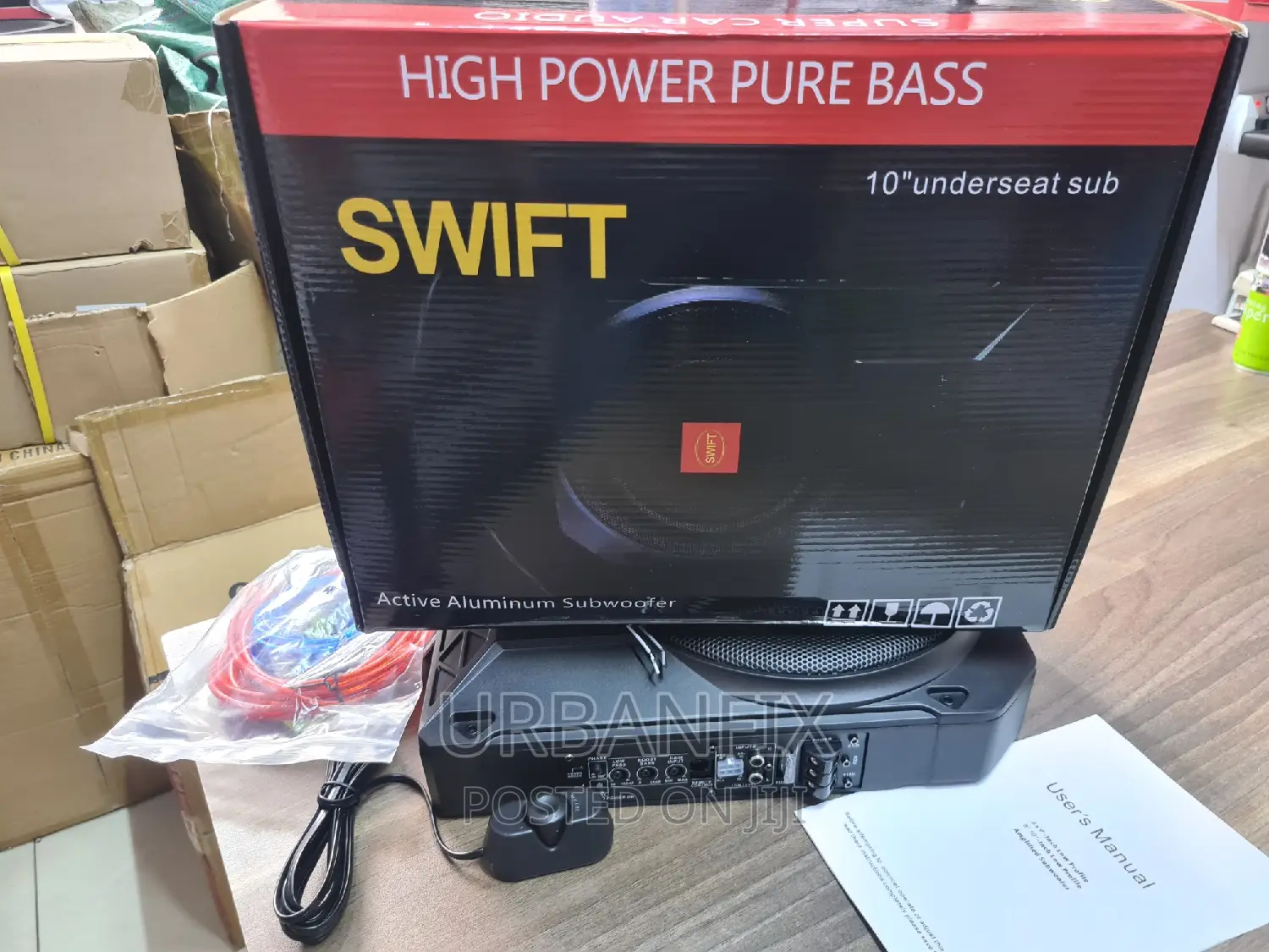 SWIFT 10 Inch Underseat Subwoofer With 800 Watts Power