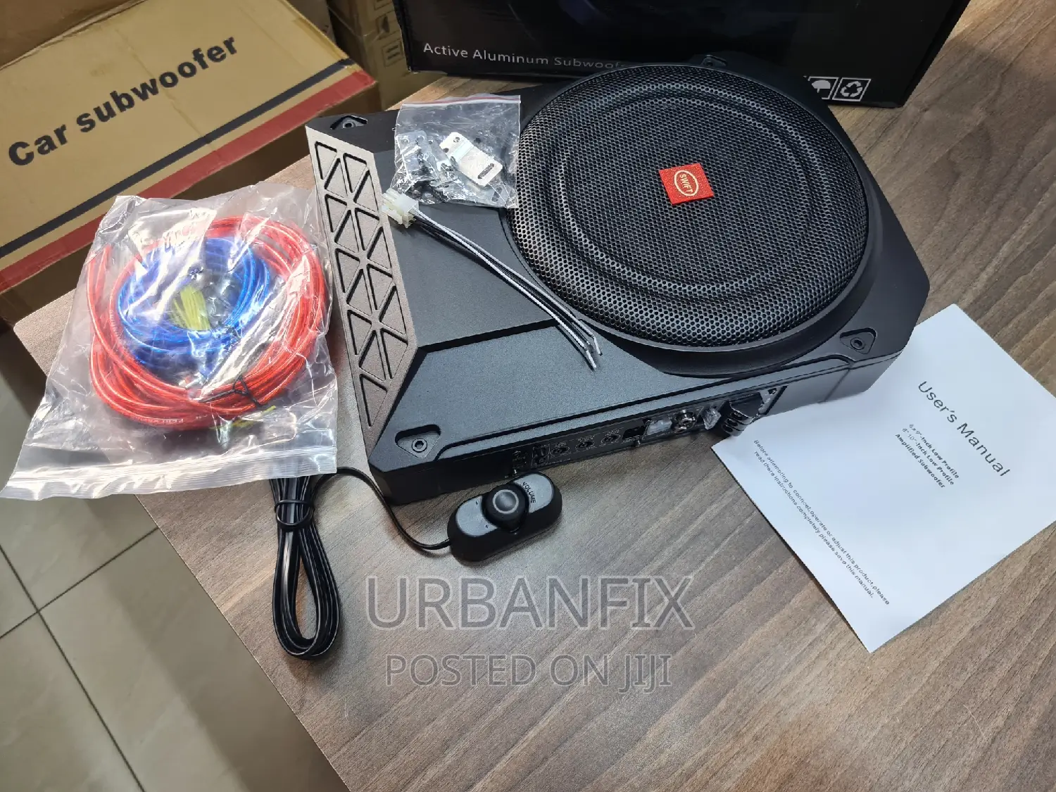 SWIFT 10 Inch 800 Watts Underseat Powerful Subwoofer