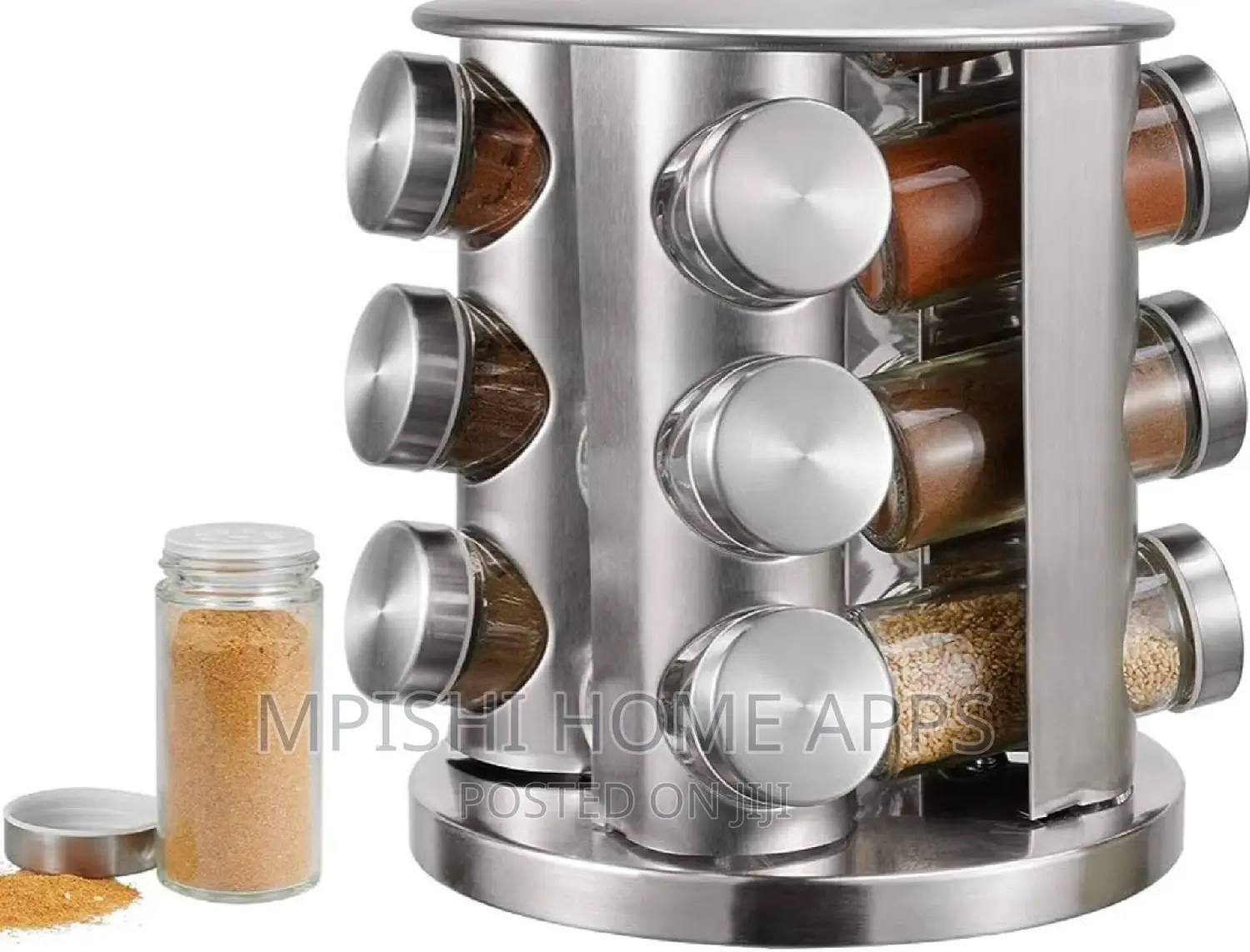 Quality 12pc 360 Degrees Rating Carousel Spice Rack*