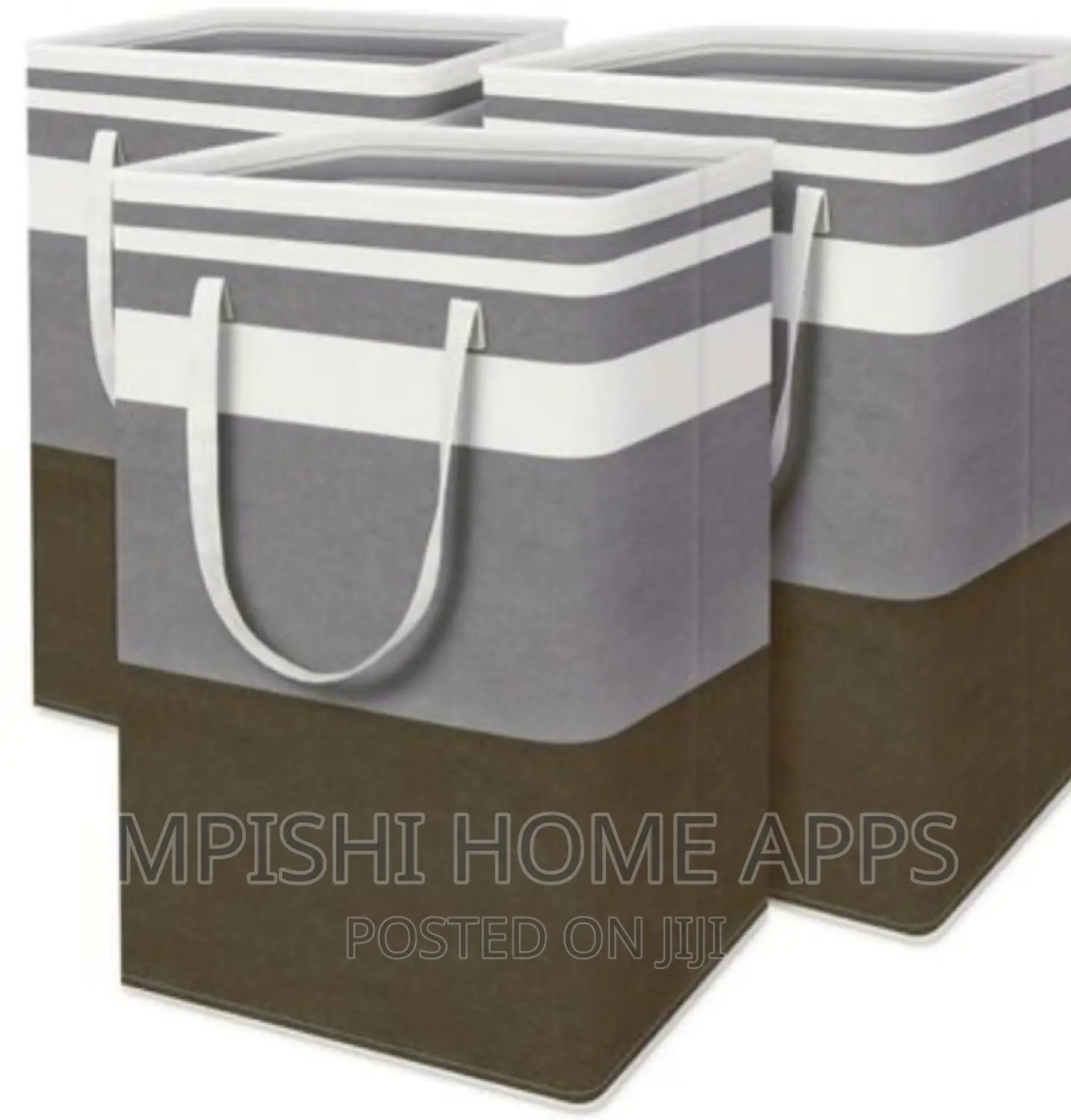 *72L Canvas Collapsible Laundry/Multi-purpose Baskets