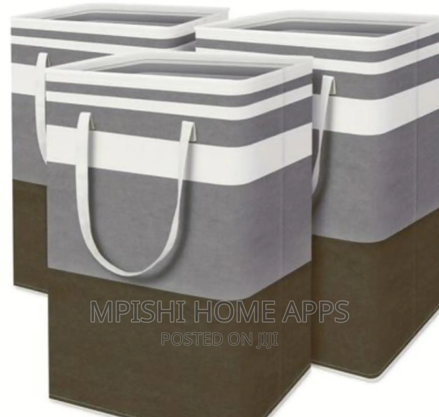 *72L Canvas Collapsible Laundry/Multi-purpose Baskets