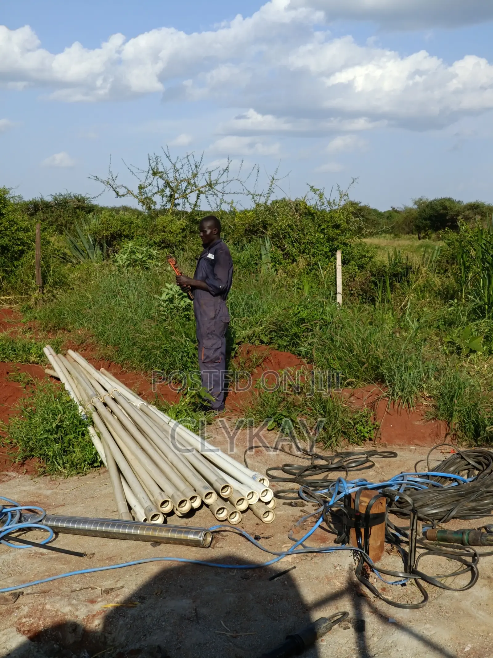 Borehole Works Pump Lifting and Lowering