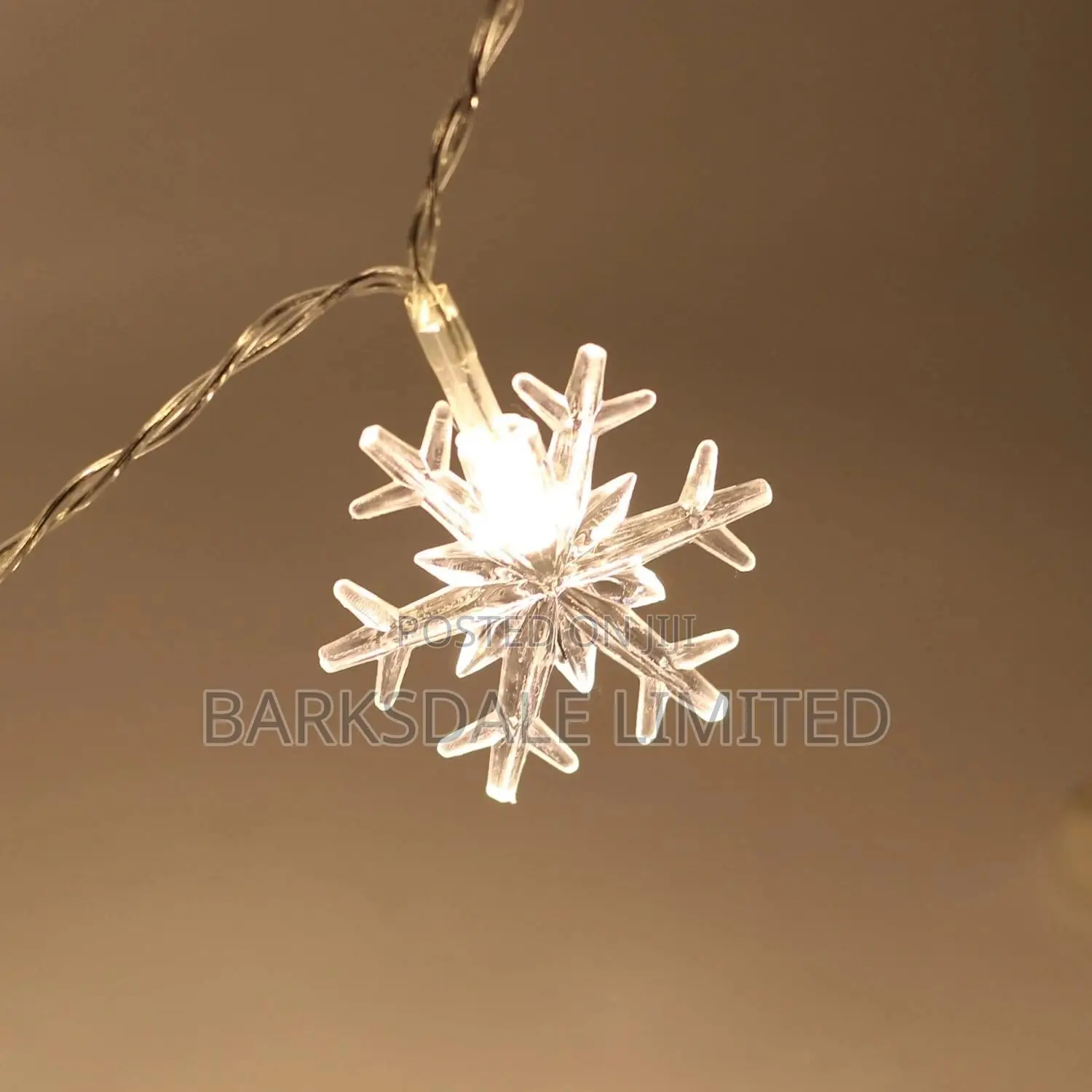 Christmas Lights 3M Snowflake String LED Fairy 240v Xmas
