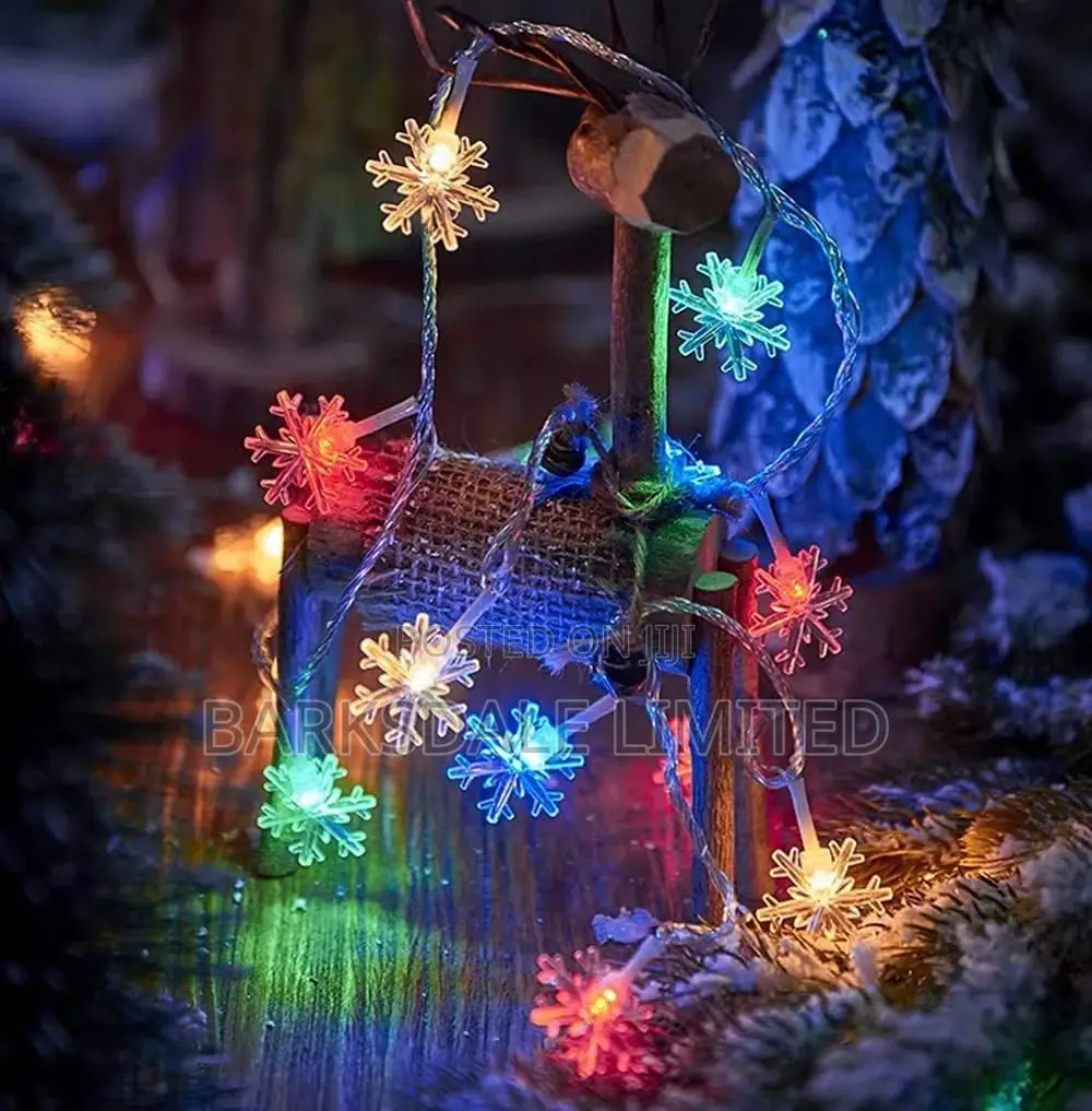 LED Fairy Snowflake String Christmas Lights 3M 240v Xmas