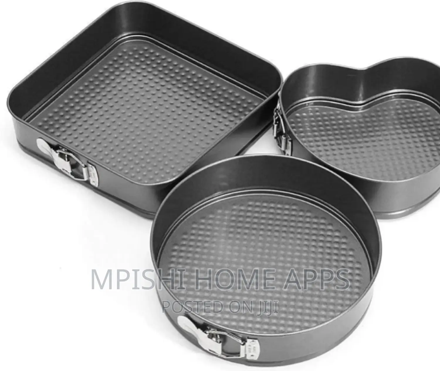 Nonstick 3pcs Cake Mould/Baking Tins Size 24cm/22cm/20cm