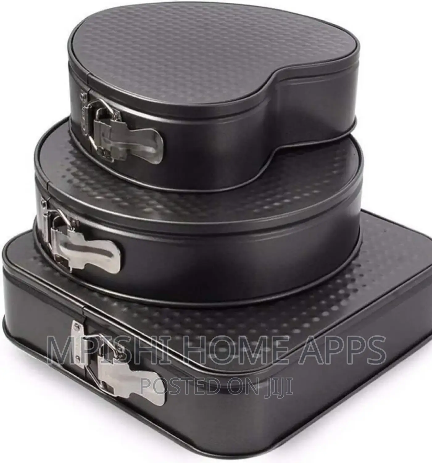 Nonstick 3pcs Cake Mould/Baking Tins Size 24cm/22cm/20cm