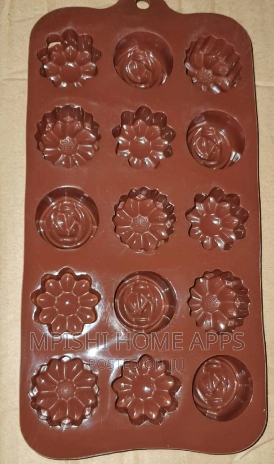 15 Slot Chocolate, Candy, Ice Cream,Ice Cubes Siliconemoulds