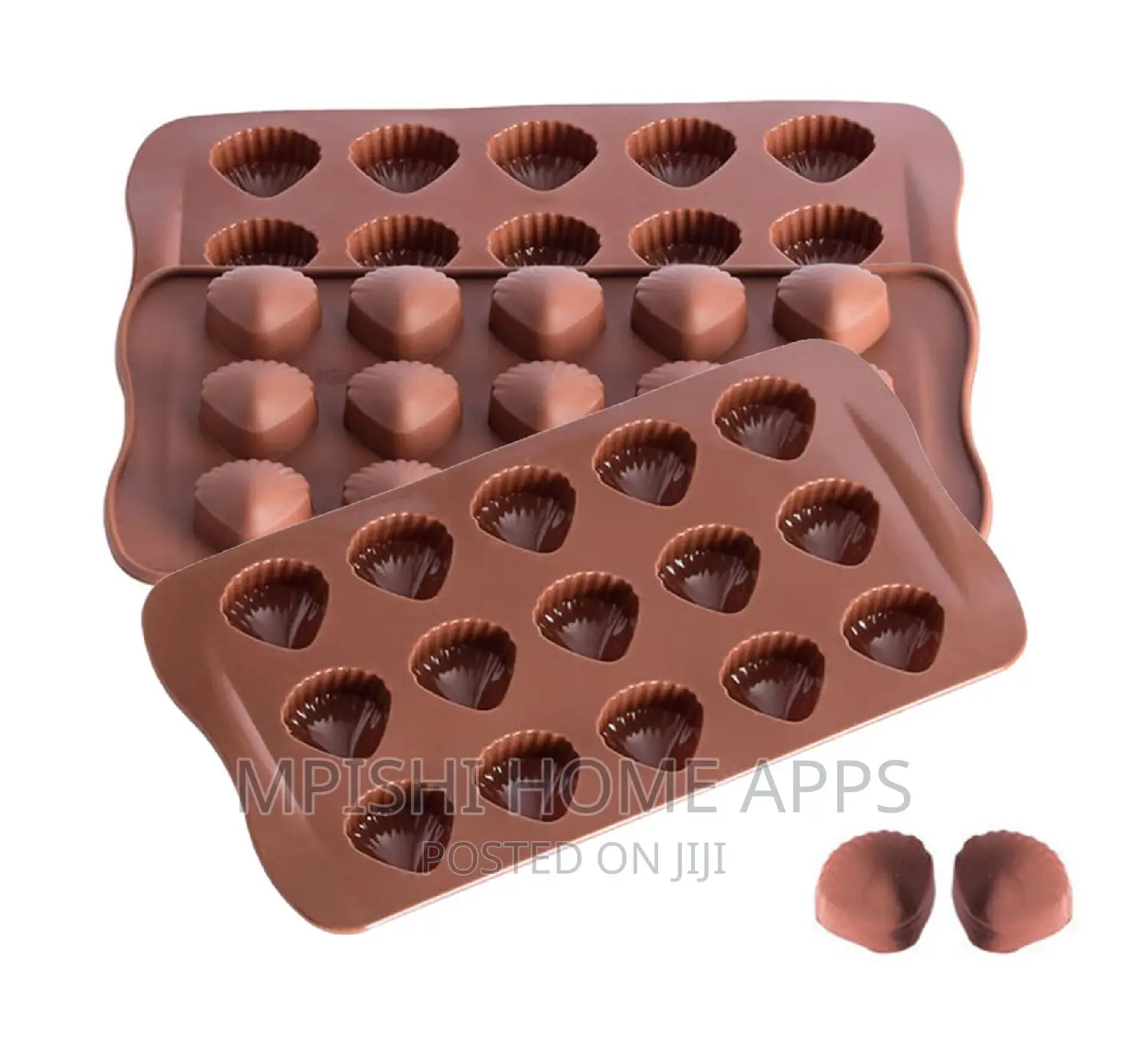 15 Slot Chocolate, Candy, Ice Cream,Ice Cubes Siliconemoulds
