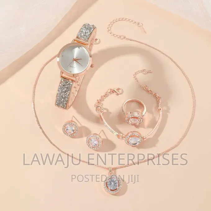 5 in 1 Rosegold Ladies Gift Set