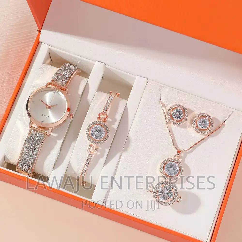 5 in 1 Rosegold Ladies Gift Set