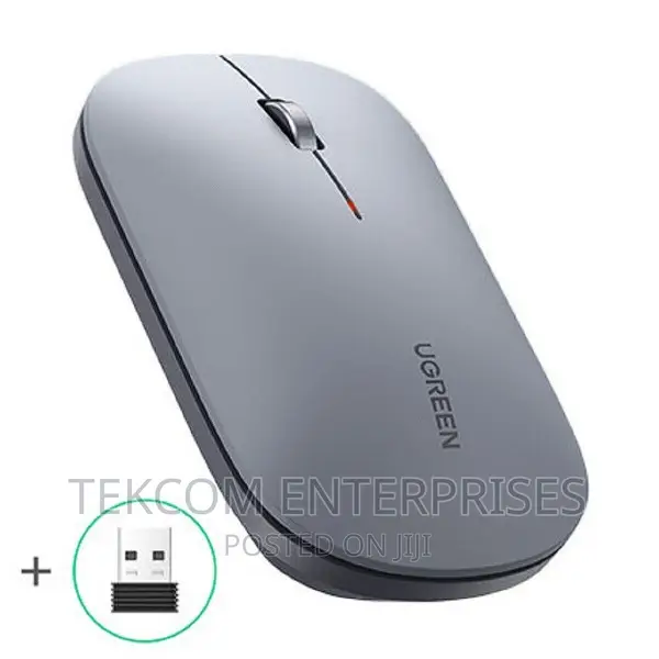 UGREEN Portable Wireless Mouse (Without Battery) - Grey - MU