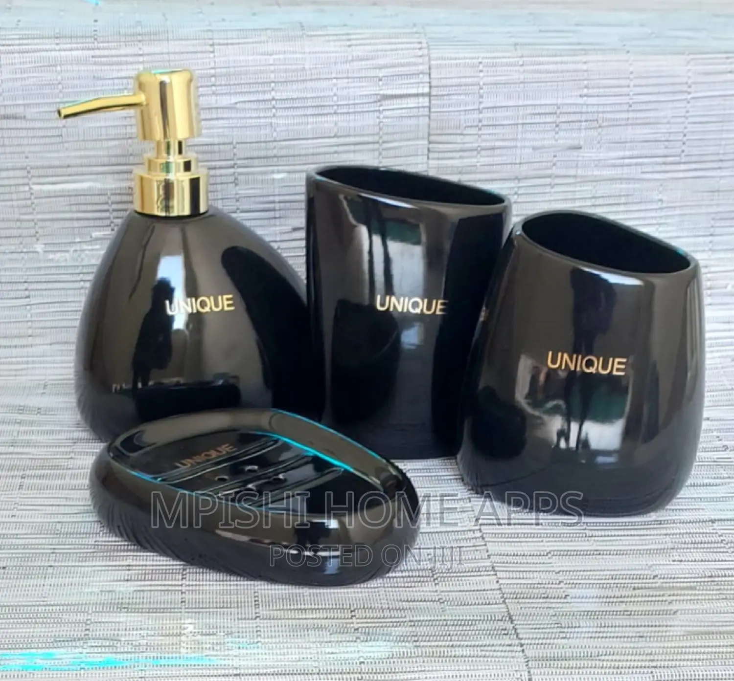 Unique Branded Ceramic 4in1 Bathroom Set