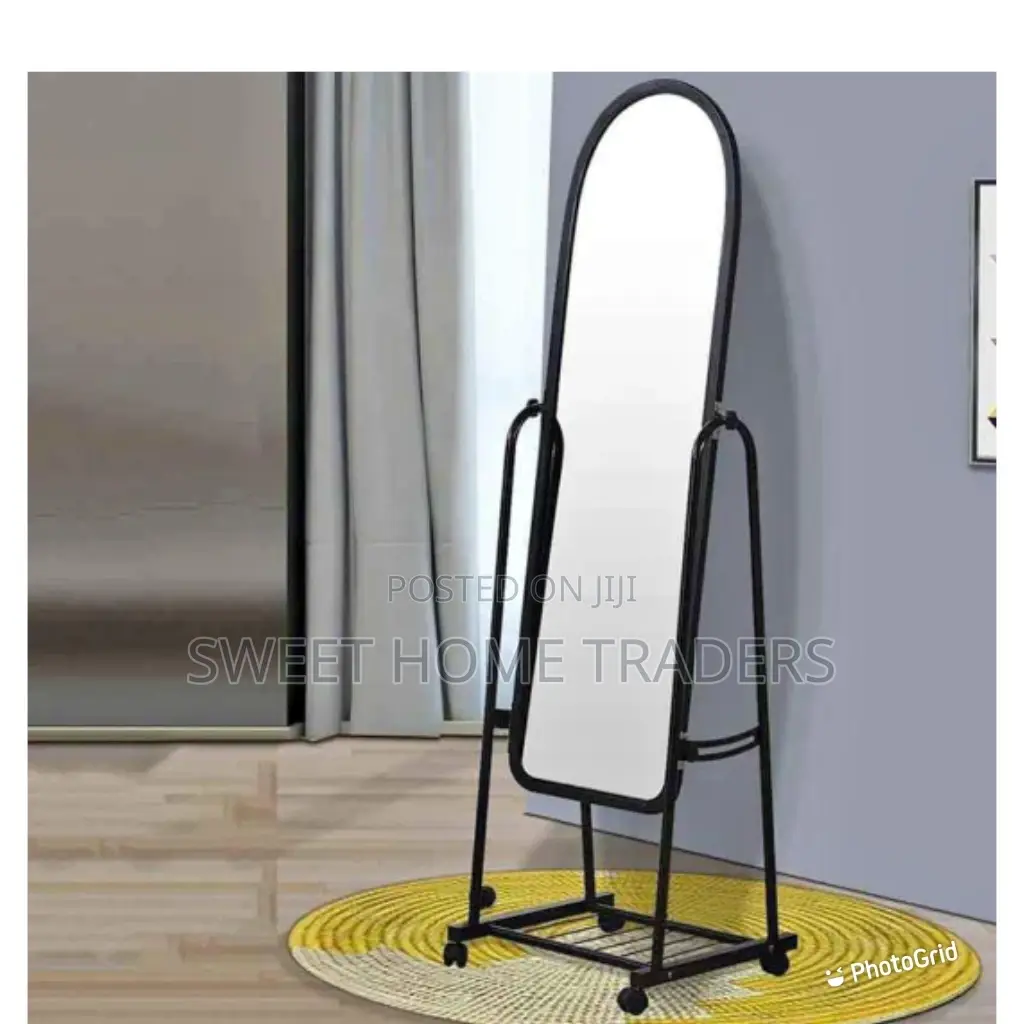 Wheeled Dressing Mirror