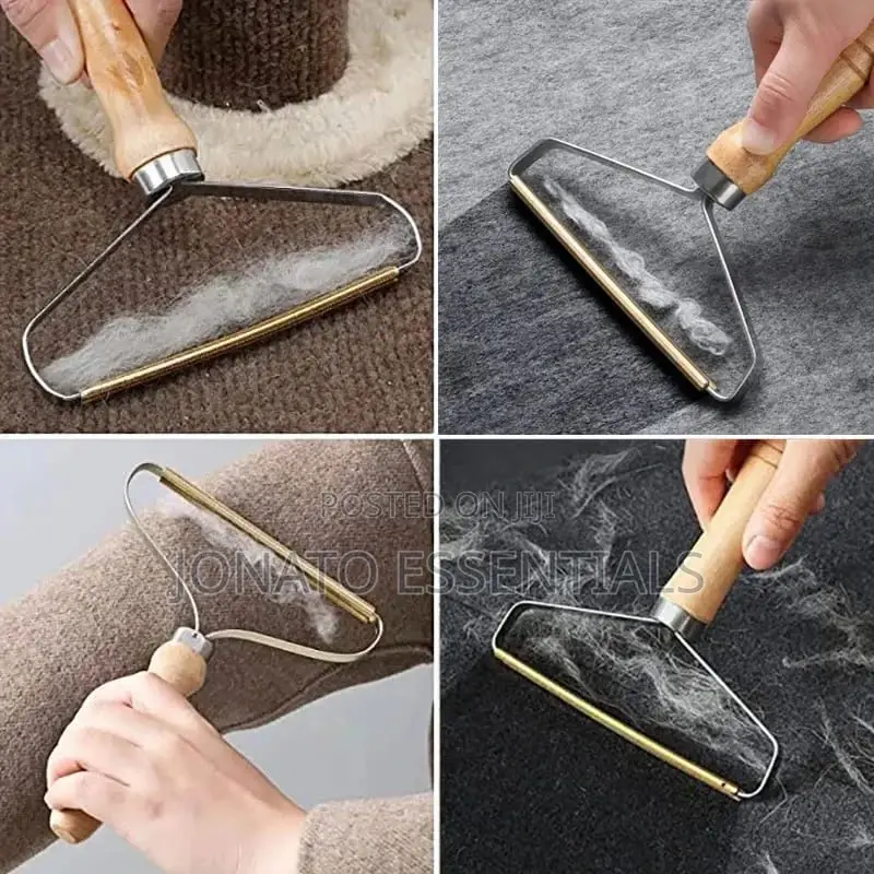 Mini Lint Remover With Wooden Handle