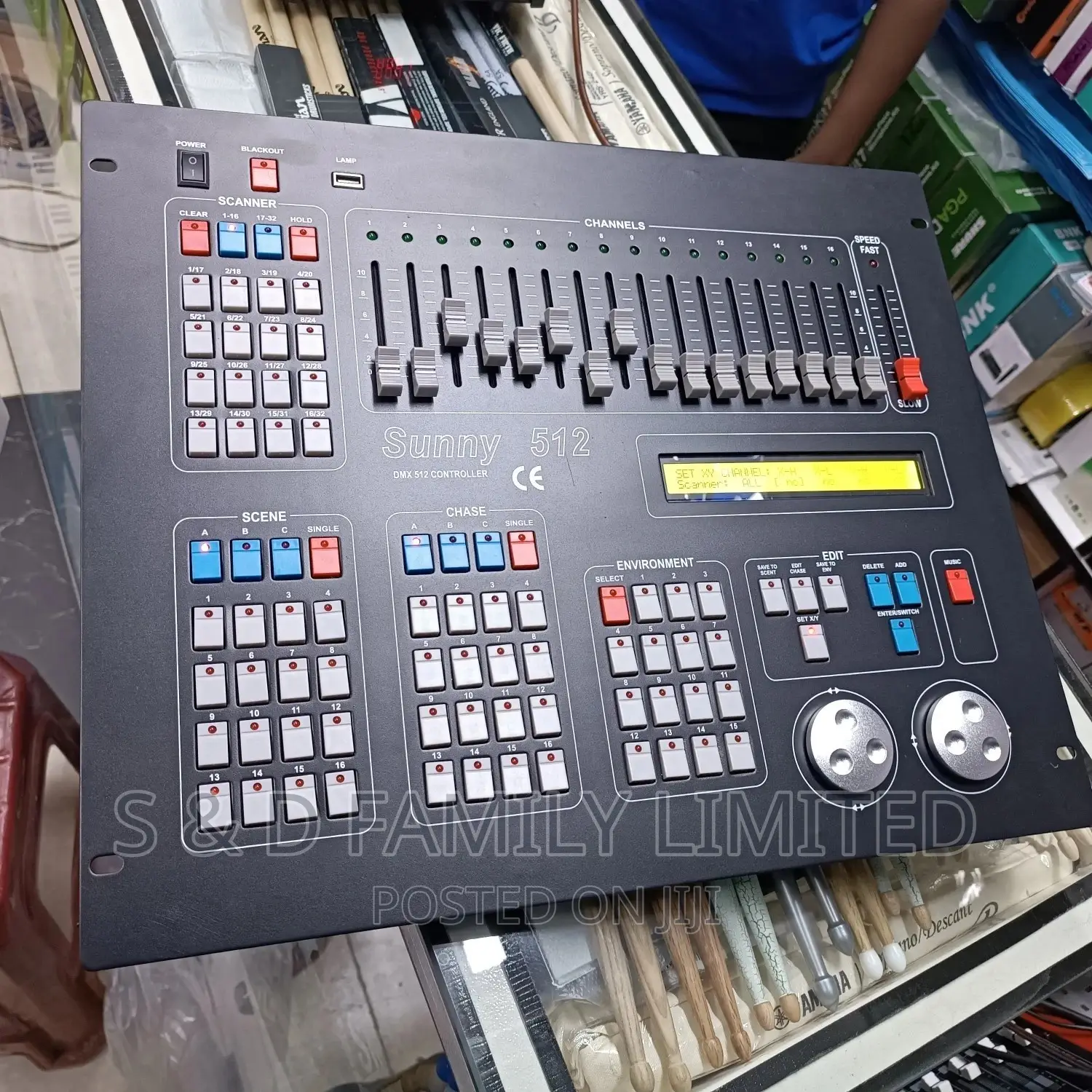 Big DMX 512 Controller Sunny 512