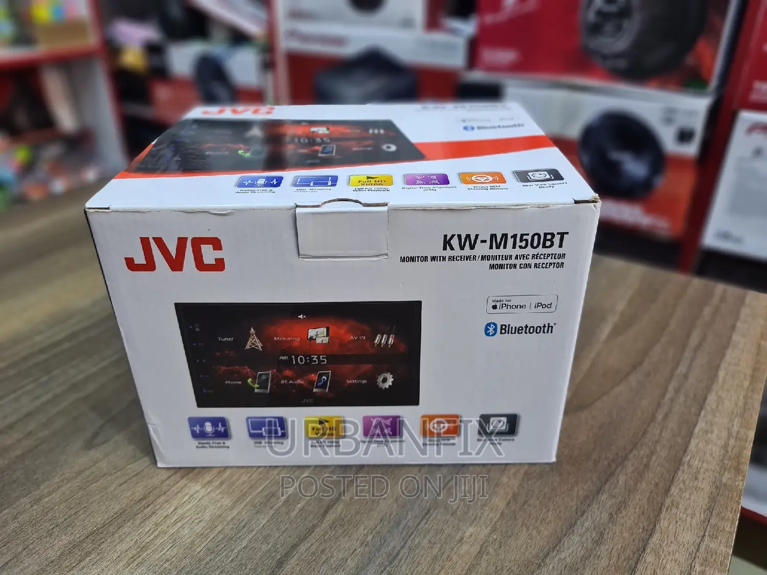 JVC KW-M150BT Bluetooth Car Radio With Video Out Option