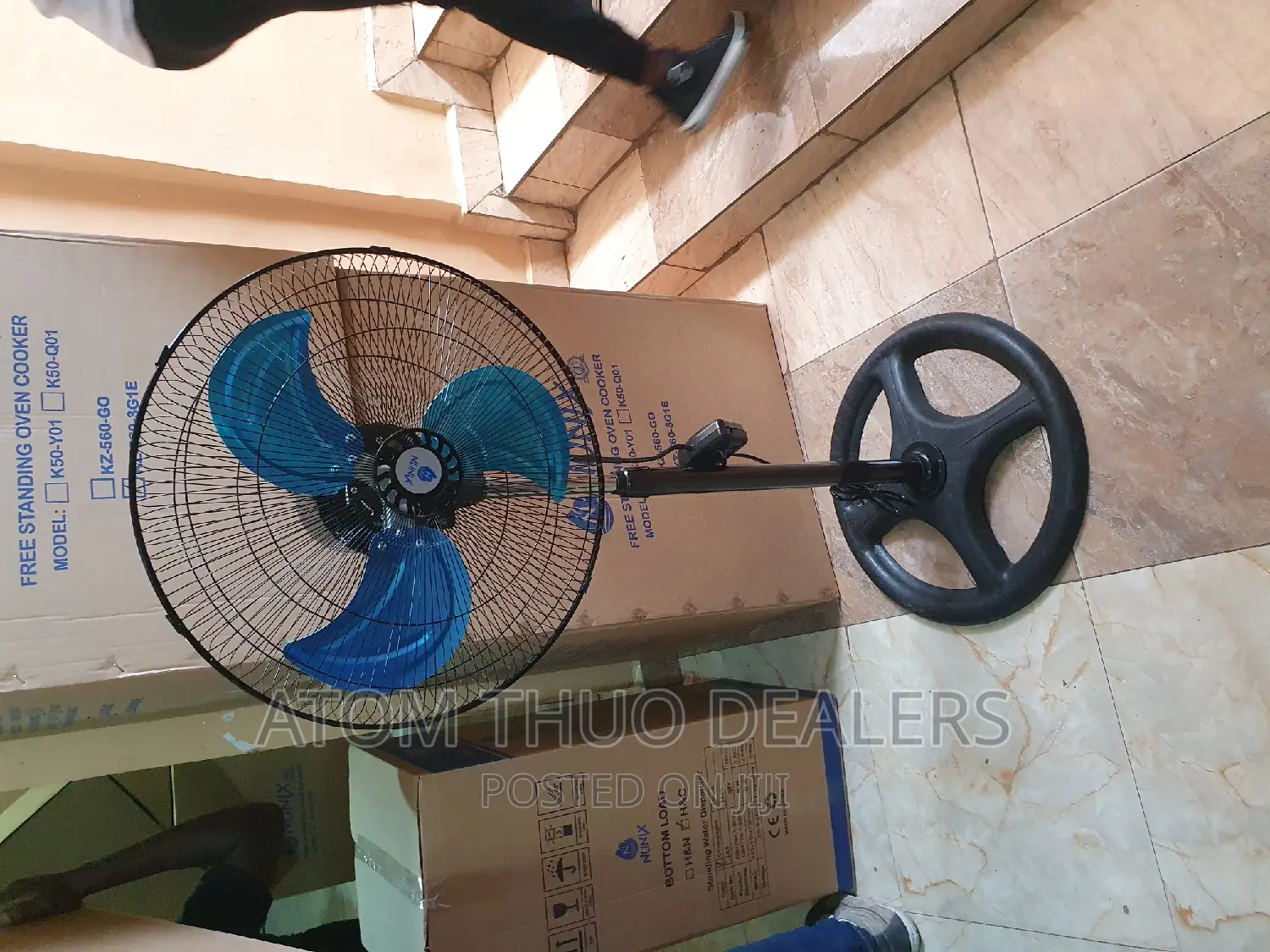 Nunix 18 Inches 3 Blades Wall Fan 
