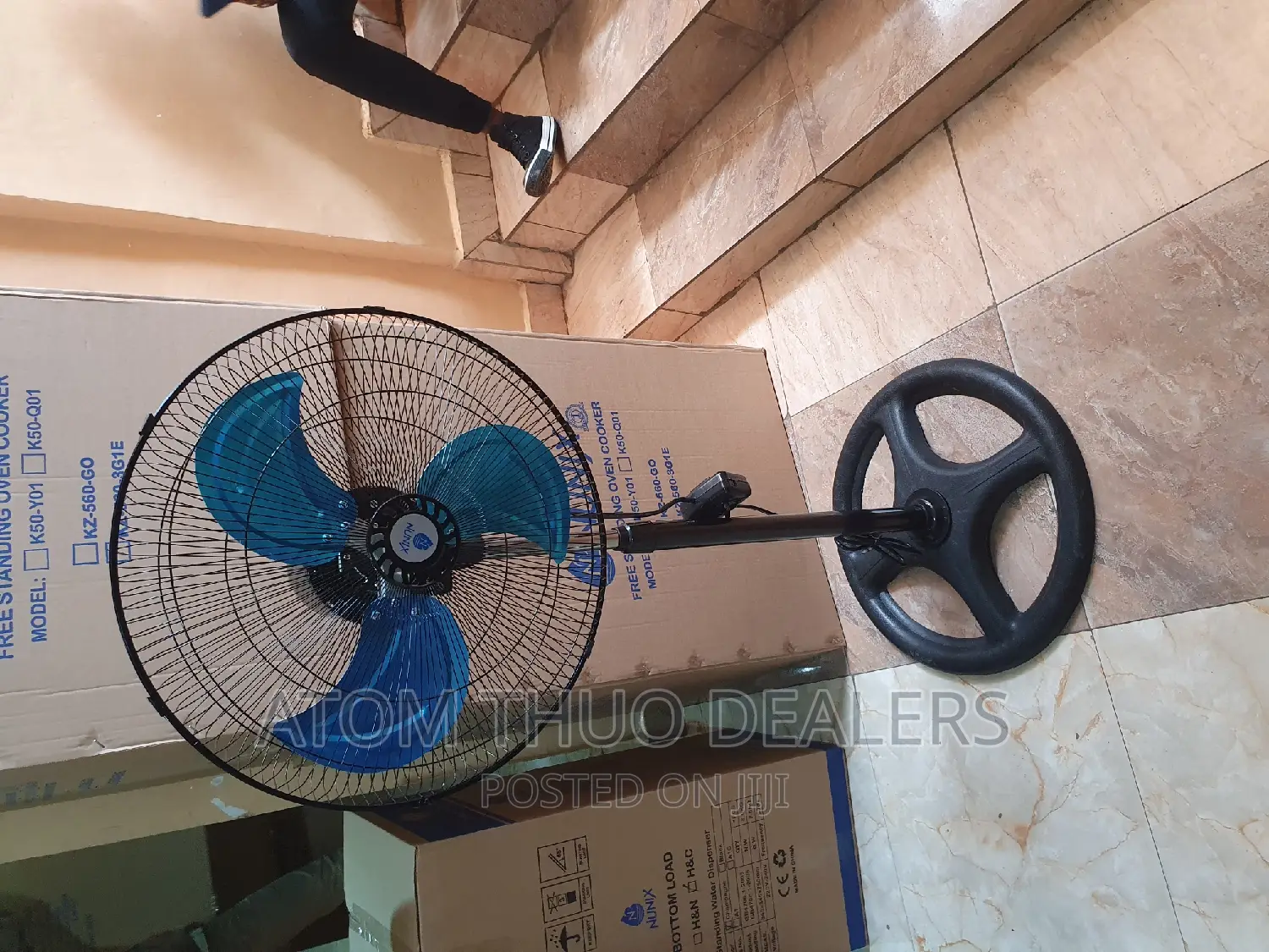 Nunix 18 Inches 3 Blades Wall Fan 