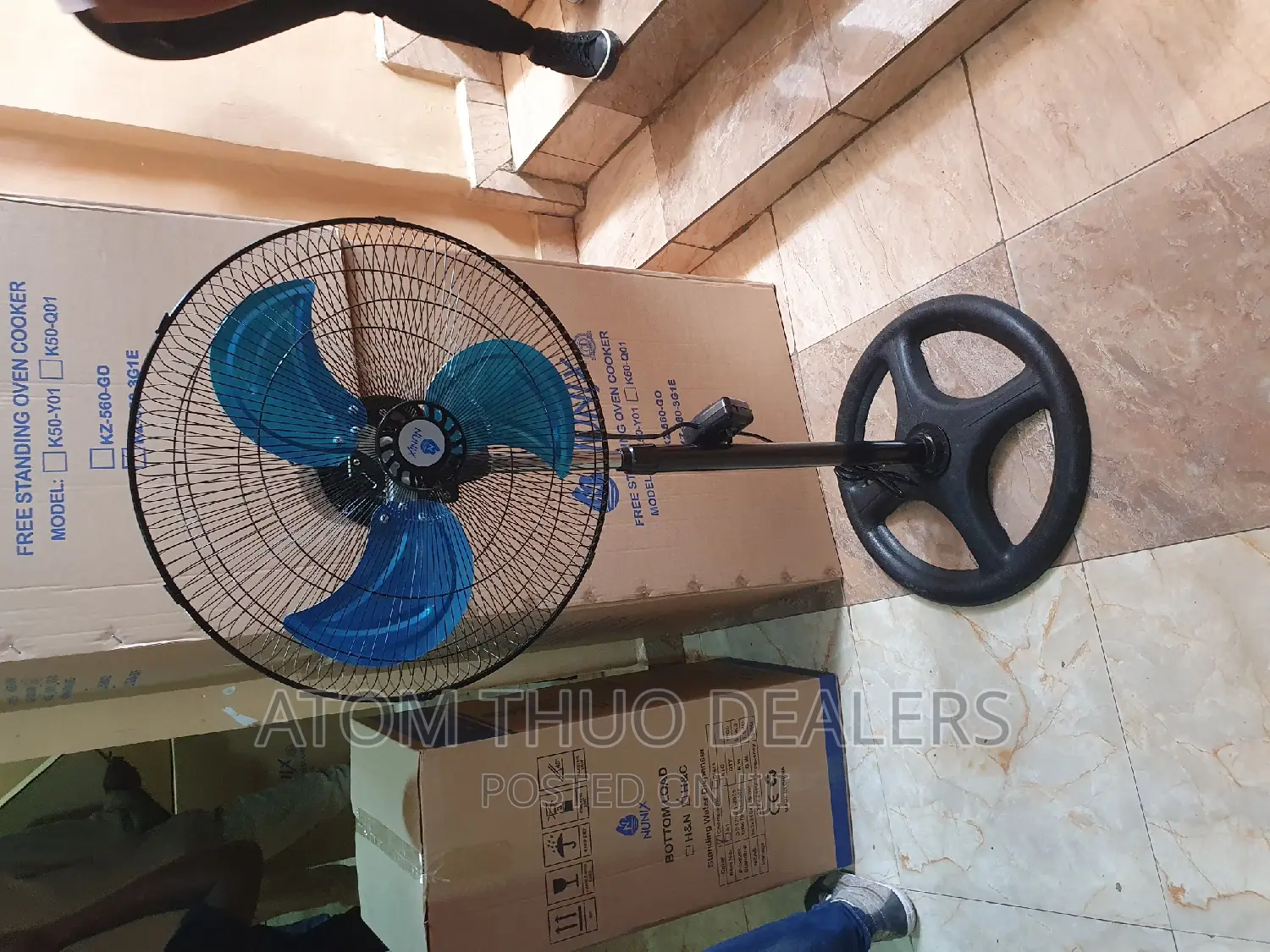 Nunix 18 Inches 3 Blades Wall Fan 