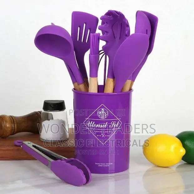 12pcs Silicon Spoon Set